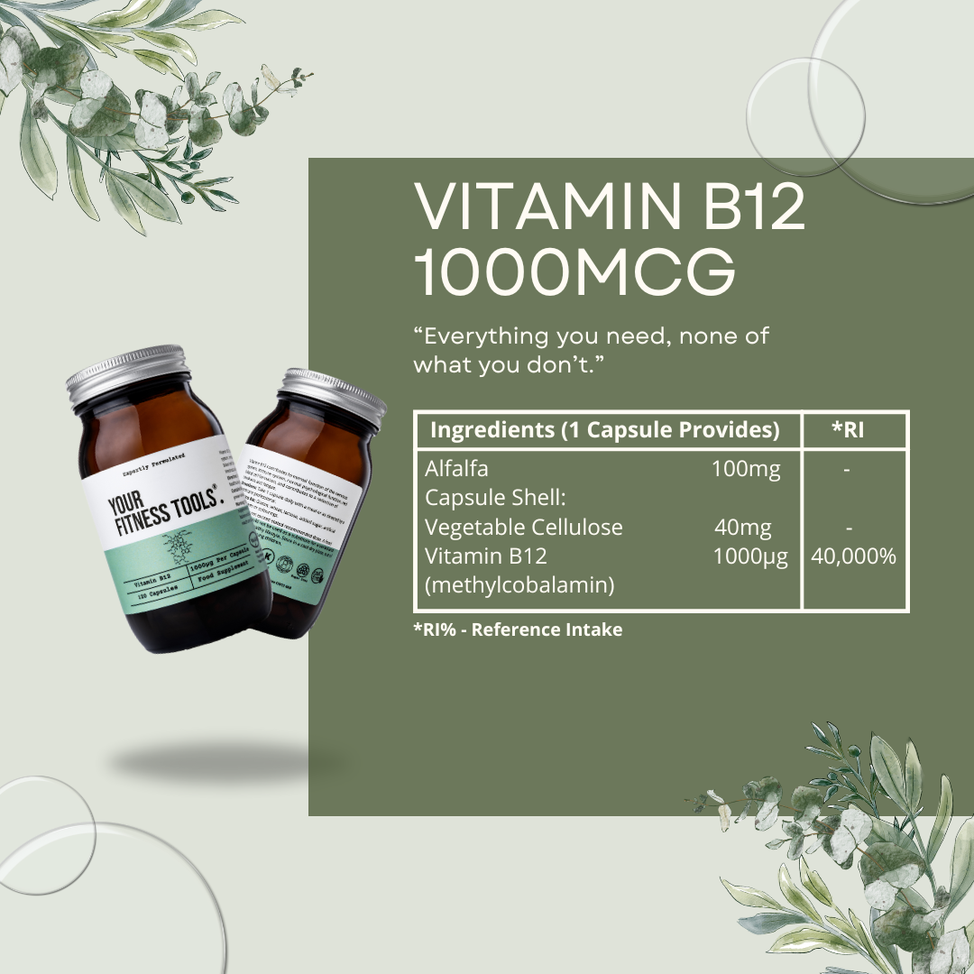 Essential Vitamin B12 Tablets for Vegans and Vegetarians