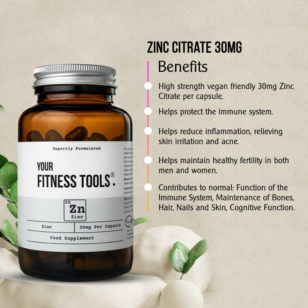 Zinc Citrate 30mg Your Fitness Tools