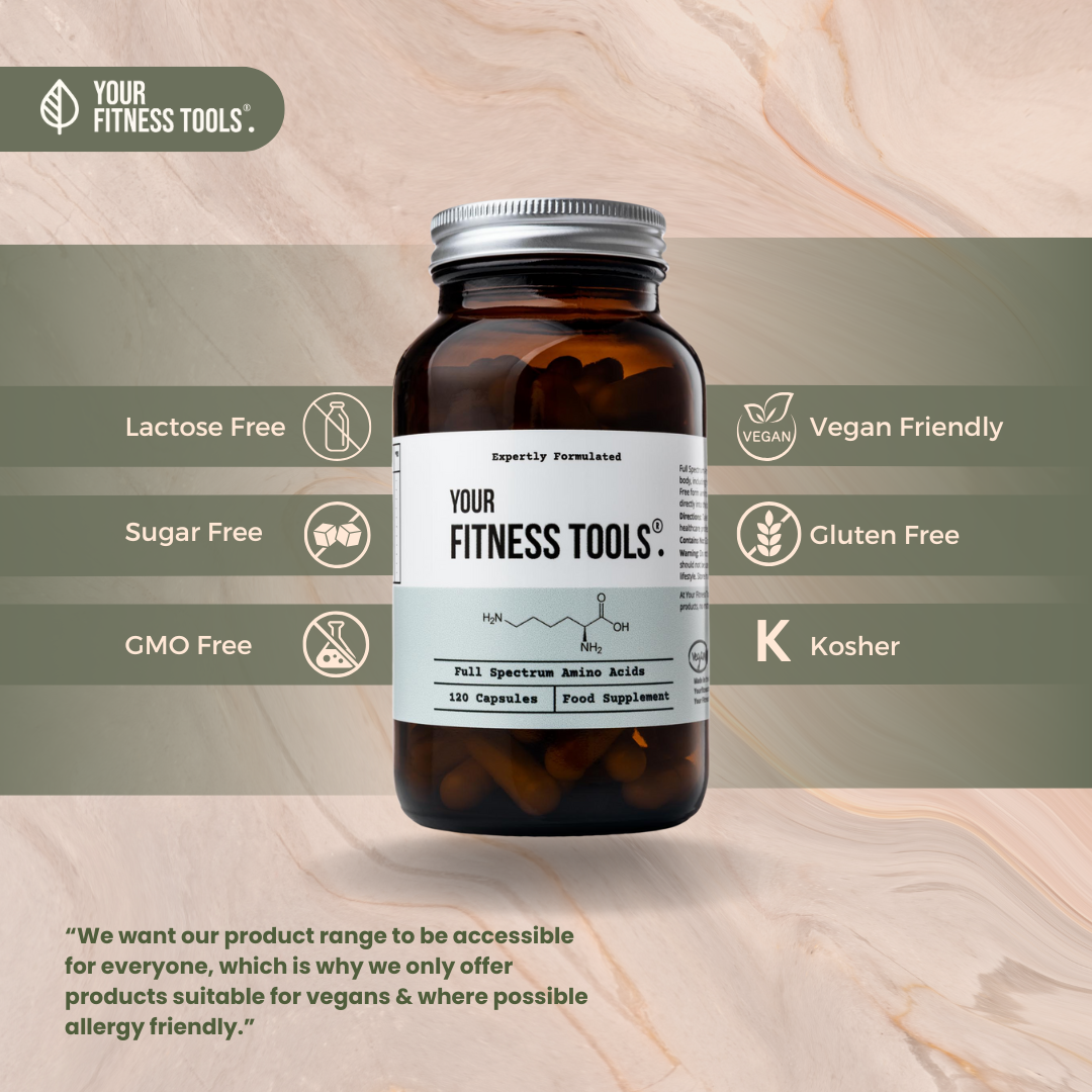 Vegan Amino Acids Capsules | 120 Capsules